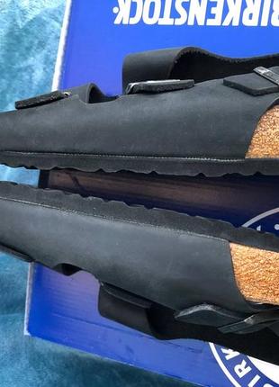 Босонiжки сандалі birkenstock milano natural leather оригінал