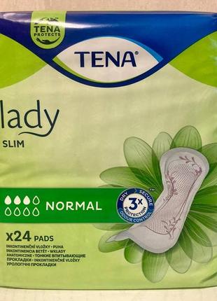 Прокладки урологические tena lady slim normal