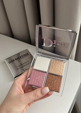 Палетка хайлайтеров от dior