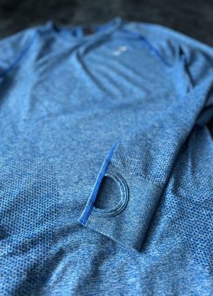 Синяя облегающая спортивная кофта gymshark9 фото