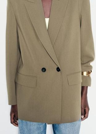 Zara блейзер oversize із підплечниками