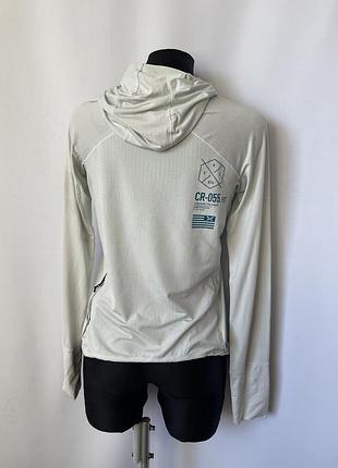 Reebok crossfit кофта кроссфит белая лонг лонгслив для спорта для бега с капюшоном2 фото
