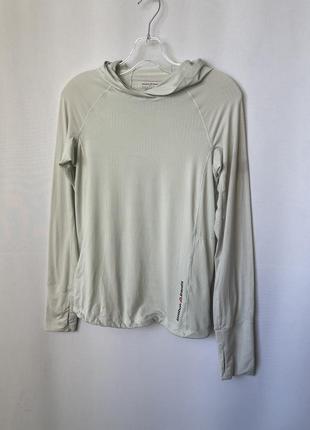 Reebok crossfit кофта кроссфит белая лонг лонгслив для спорта для бега с капюшоном4 фото