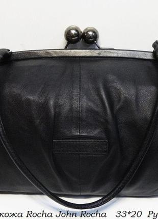 Модная сумка винтаж кожа rocha john rocha