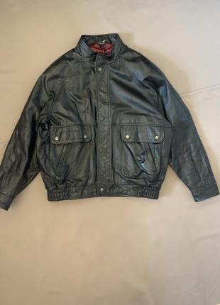 Куртка мужская кожаная stmichael винтажная в стиле 90-х