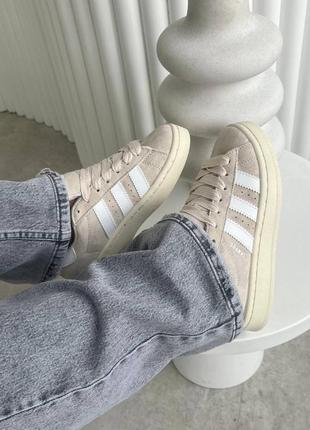 35 цветов🌈 женские кроссовки в стиле adidas campus адедас кампус / демисезонные / летние, осенние / замша / белые, черные, серые, розовые, бежевые