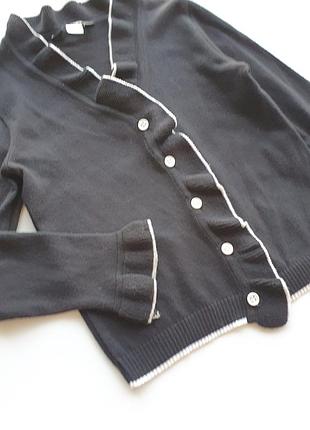 Трикотажная кофточка девочке в школу 116-122