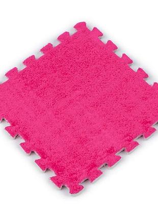 Пол-пазл плюшевый розовый 30*30*1cm (d) sw-00002092