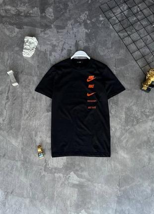 Чоловіча футболка nike/чорна/сіра