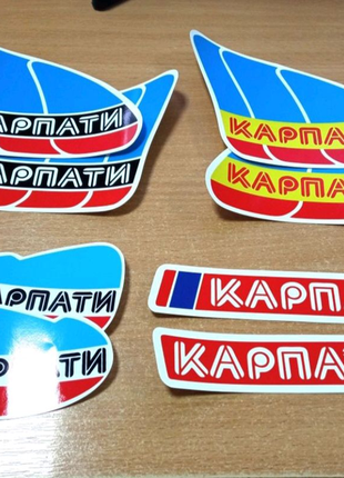 Наклейки на мотоцикл бак карпати карпати