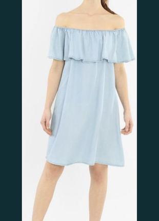 Сарафаны джинсовый с открытыми плечами h&m