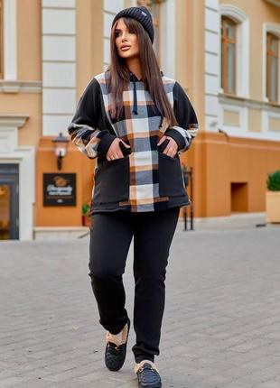 Теплый женский спортивный костюм