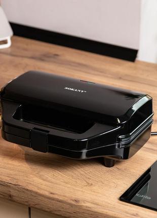 Вафельниця sokany для круглих вафель 850 вт