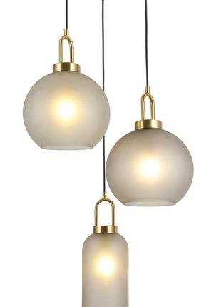 Підвісний світильник 9163812-3 brz+mbk