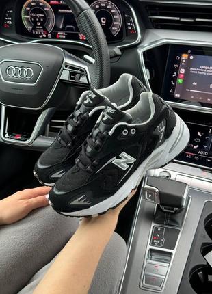 10 цветов🌈 женские кроссовки в стиле new balance 72525 беленс / демисезонные / летние, осенние / замша, кожа, текстиль / серые, белые, черные