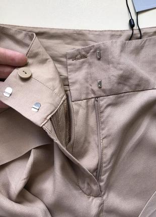 Брюки карго брюки карго бежевые брюки тонкие брюки из тенселя тенсель брюки с карманами