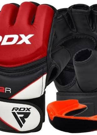 Рукавиці для мма rdx f12 model ggrf red s (капа у комплекті)