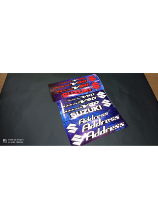 Наклейки на мотоцикл-мопед скутер сузуки аддресс address suzuki