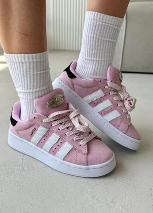 35 цветов🌈 женские кроссовки в стиле adidas campus адедас кампус / демисезонные / летние, осенние / замша / белые, черные, серые, розовые, бежевые