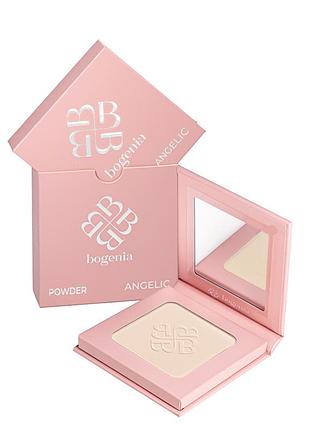 Пудра для лица bogenia angelic powder bg641, 001 vanilla