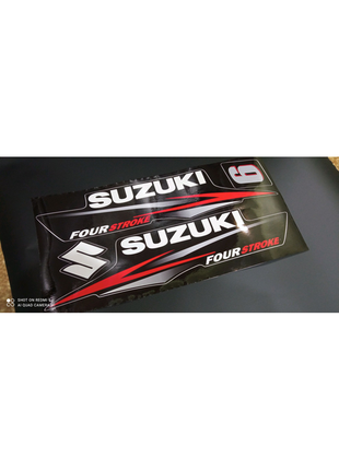 Наклейки на човновий двигун двигун ковпак сузунки suzuki 6,60,70