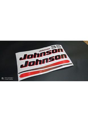 Наклейки на човновий двигун двигун 3.5318 johnson 2.5