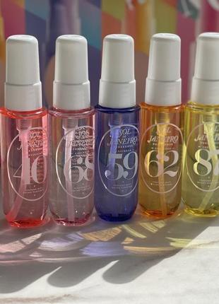 Парфюмированный спрей мист к телу и волос sol de janeiro pistachio &amp; source caramel 62