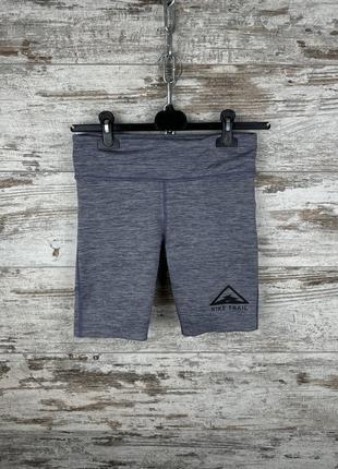 Женские спортивные шорты nike trail swoosh dri fit лосины леггинсы капри pro combat crossfit