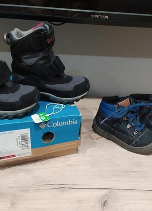 Детские зимние сапоги columbia детские ботинки geox