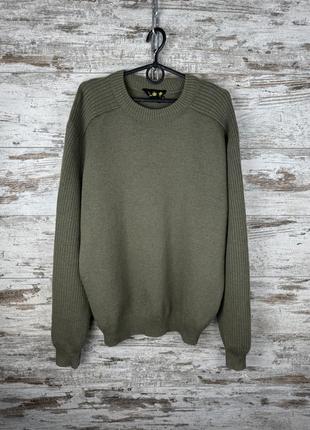 Мужской свитер barbour шерстяной