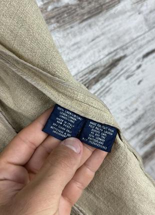 Женский льняной пиджак polo ralph lauren блейзер из льна лён6 фото