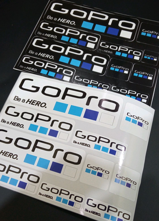 Наклейки gopro go pro гоу про гоупро гопро-про відеокамеру