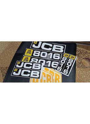 Jcb 8016 джисиби наклейки на спецтехники экскаватор