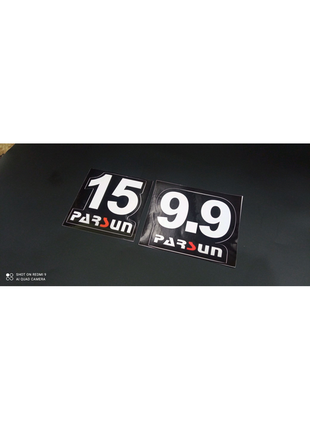 Наклейки на човновий двигун двигун ковпак парсун parsun 9.9 15