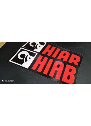 Наклейки на автокран-хіаб hiab
