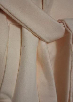Жіноче кашемірове пальто-халат на підкладці без утеплювача.3 фото