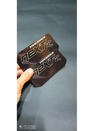 Наклейки на шатуни велосипеда педалі race face next r