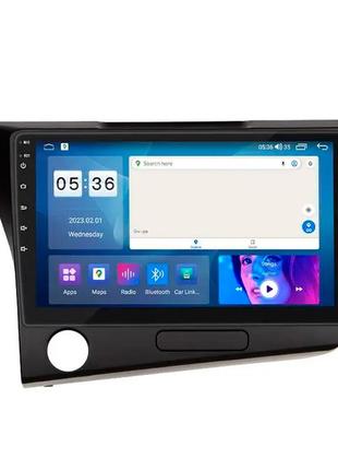 Штатная магнитола lesko для honda cr-z 2010-2016 экран 9" 4/64gb carplay 4g wi-fi gps prime 3шт