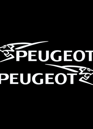 Наклейки на авто автомобіль пежо peugeout