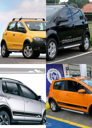Наклейки на авто автомобіль кузов volkswagen crossfox фольксваген