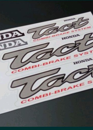 Наклейки на мотоцикл, мопед honda tact хонда такт