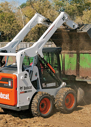 Наклейки на спецтехніку екскаватор навантажувач bobcat bob cat
