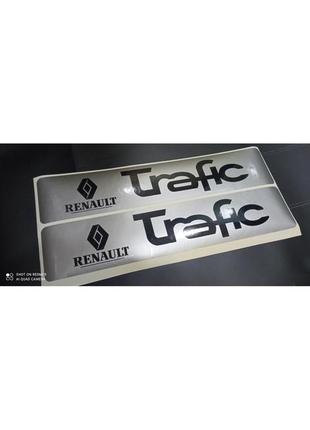 Захисна плівка наклейки на пороги рено renault трафік trafic