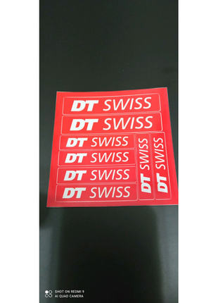 Наклейки на велосипед dt swiss ободи диски