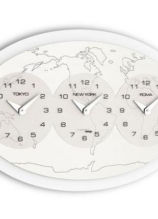 Настінний годинник "tre ore nel mondo" великі 72x44,7 см