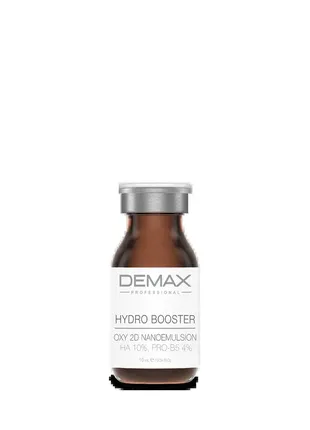 Гидро-бустер сыворотка demaxhydro booster oxy 2d nanoemulsion ha 10%, pro-5b 4%, 10 мл