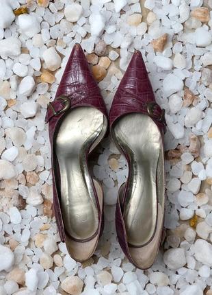 Vintage heels винтажные туфли с ремешками на каблуке