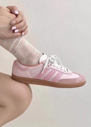 Кроссовки adidas samba pink ballet