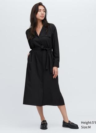 Платье-рубашка от uniqlo