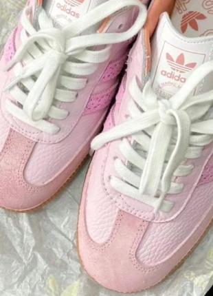 Кросівки adidas samba pink ballet10 фото